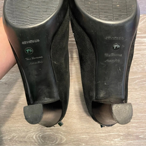 Aquatalia Marvin K Riley Suede Waterproof Ankle Heeled Boots Size 7.5 - Picture 6 of 16